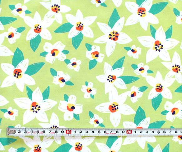 カットクロス Paintbrush Studio Fabrics Citrus House Blossom 3枚目の画像