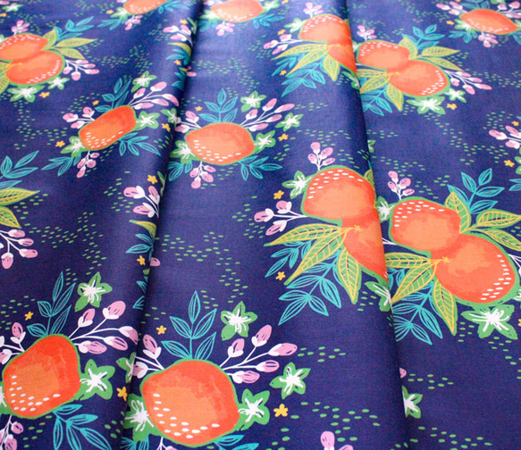 カットクロス Paintbrush Studio Fabrics Citrus House Grove Bouquet 4枚目の画像