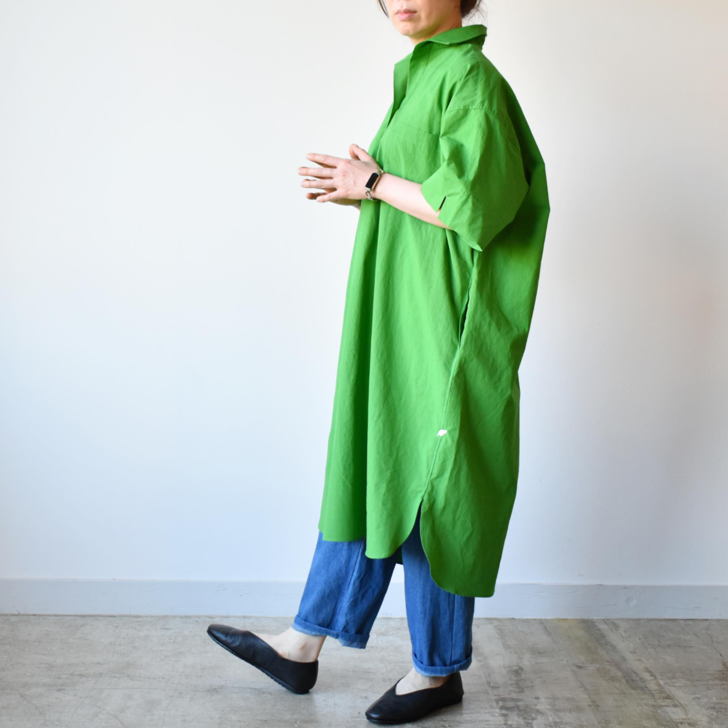 大人なラフスタイルを楽しめるプラットエアーインスキッパーシャツワンピース【SOOP113S】 15,246円