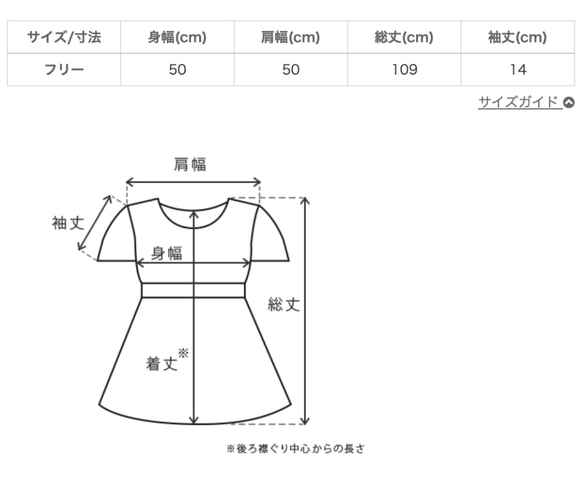 貼片圓形連衣裙/三河紡織 第4張的照片