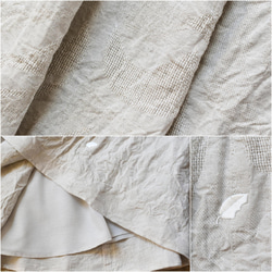 棉亞麻布材質帶來清爽感的桐生編織裙子[SOSK253S] 第11張的照片