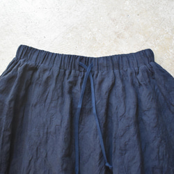 綿麻素材が清涼感を演出する桐生織スカート【SOSK253S】 8枚目の画像