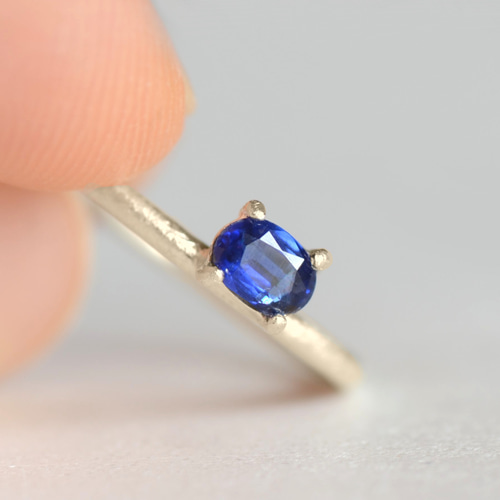 K10YG】カイヤナイトのピンキーリング 指輪・リング HARUKA jewelry 