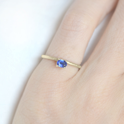 K10YG】カイヤナイトのピンキーリング 指輪・リング HARUKA jewelry 
