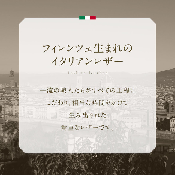 イタリア製ナッパレザー スキミング防止 ラウンドファスナー 二つ折 ブラック【送料無料】（8473） 4枚目の画像