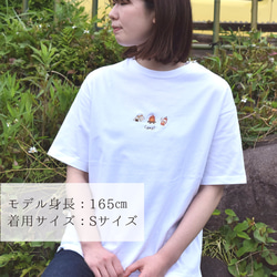 Camp!ビッグシルエット刺繍Tシャツ《ホワイト・ブラック・サンドベージュ・ブルー》親子 キャンプ 12枚目の画像