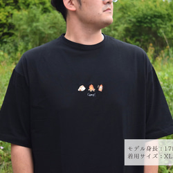 Camp!ビッグシルエット刺繍Tシャツ《ホワイト・ブラック・サンドベージュ・ブルー》親子 キャンプ 15枚目の画像