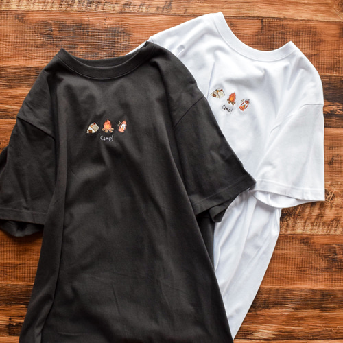 2025新作】Camp!刺繍Tシャツ【選べる4色】メンズ レディース