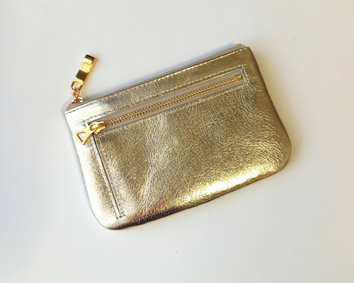 お宝ポーチ＆ミニポーチセット　ゴールド　小銭入れ　未使用　保管品 お宝ポーチ＆ミニポーチセット ゴールド 小銭入れ 未使用 保管品