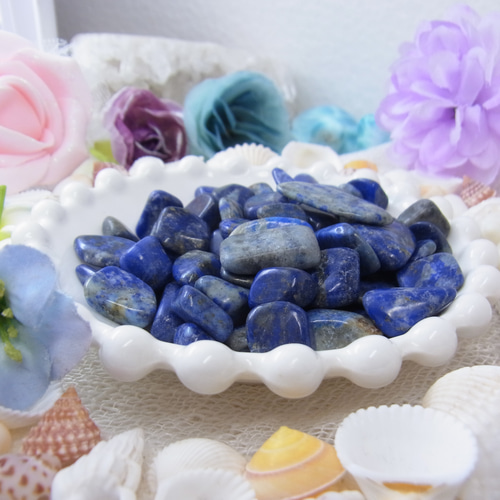 お得品】ラピスラズリ さざれ石 浄化用75g 大粒 お守り 紺色 ネイビー