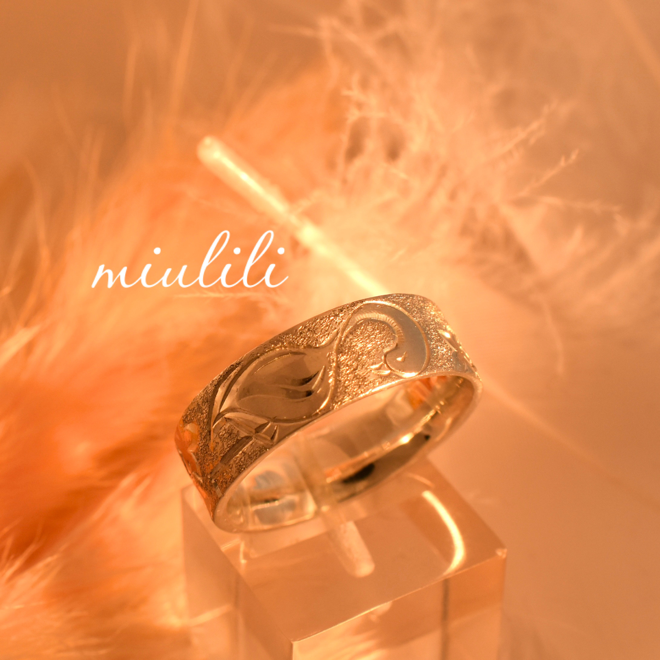 ハワイアンジュエリー　”フラミンゴ” 　シングルリング　シルバー925