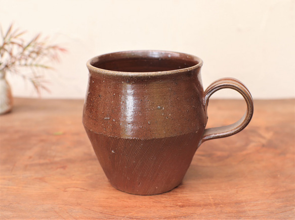 備前燒咖啡杯(野花) C9-052 馬克杯宗兵衛窯古川宗之輔的作品15995743