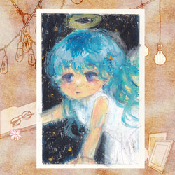 原画1点限り】赤ずきんちゃん 小さなパステル画 絵画 はやの みほ 通販