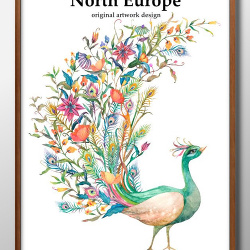 アンティーク 絵画 （大）ポスター （C） THE POSTER CLUB ザ・ポスタークラブ 北欧アートポスター Another