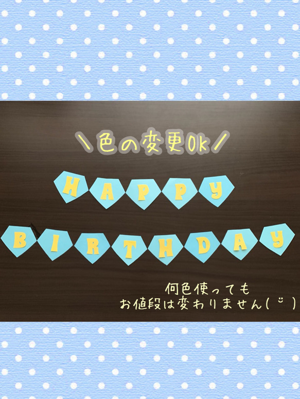 選べる顔パーツ 誕生日 バースデー 機関車 壁面飾り 名入れ 8枚目の画像