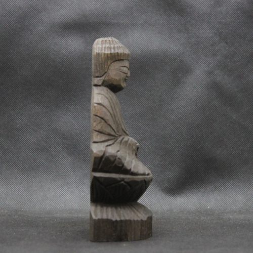 Amazon.co.jp: 木彫 円空仏 高さ67cm / (仏教美術 置物 一刀彫