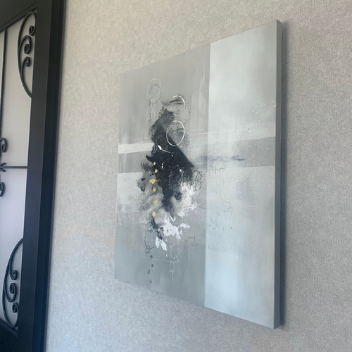 現代アート 53×45.5㎝ 大きめ モダン 絵画 原画 抽象画 アート