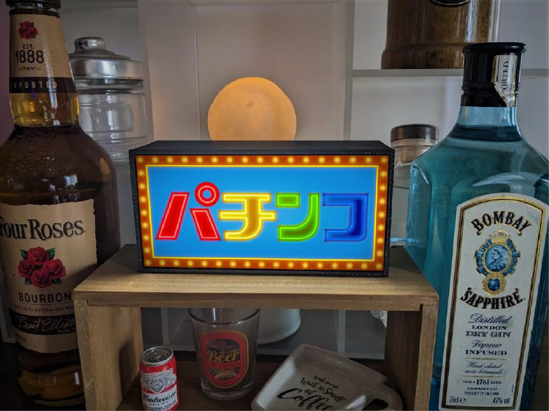 パチスロ パチンコ 昭和レトロ ミニチュア 看板 置物 玩具 雑貨