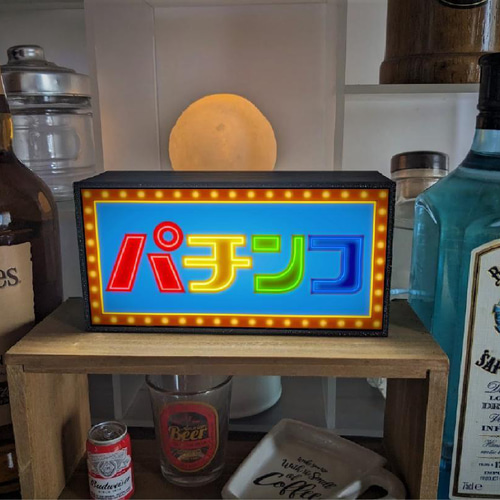 パチンコ パチスロ 遊技場 ゲーム 昭和レトロ 看板 置物 ライト