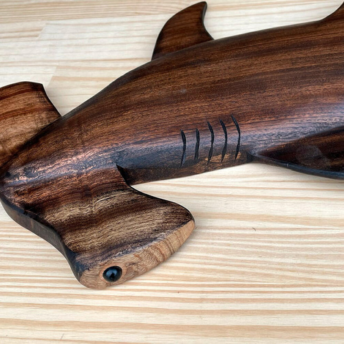 ハンマーヘッド・シャークの壁掛け 立体・オブジェ 工房森の樹 通販