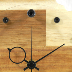 犬形時計　トイプードル （おすわり）【木製（アカシア集成材）】（置き・掛け兼用） 20枚目の画像
