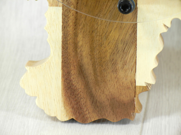 犬形時計　マルチーズsmall【木製（アカシア集成材）】（置き・掛け兼用） 13枚目の画像