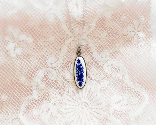 ビンテージ ロイヤルドルトン ネックレス イヤリング 花 モチーフ