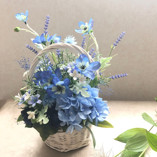 花　フラワー　水彩画　ブルー　ピンク　アートフラワー　青　フラワーアレンジメント 楽天市場】造花 フラワーアレンジメント 卓上 インテリア 青