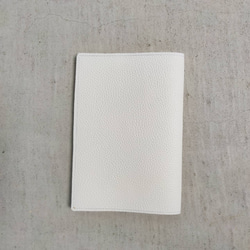 真皮清爽白色筆記本封面 A5 尺寸 提供其他尺寸和顏色 Hobonichi Techo 第4張的照片