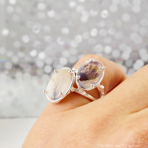 デンドリティック　アゲートリング デンドリティック アゲートリング / Dendritic Agate Ring 5b