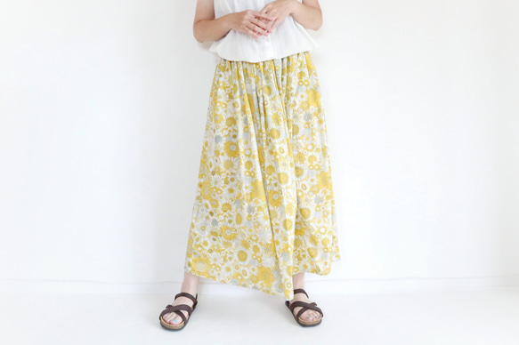 【訂購】精彩向日葵裙子黃色棉質母親節敬老日生日新款WEEK2023 第5張的照片