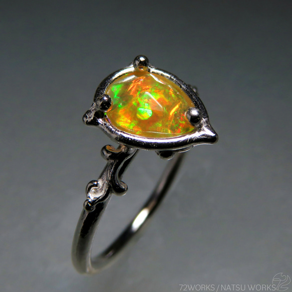 エチオピア オパール リング / Ethiopian Opal Ring 5a 4枚目の画像