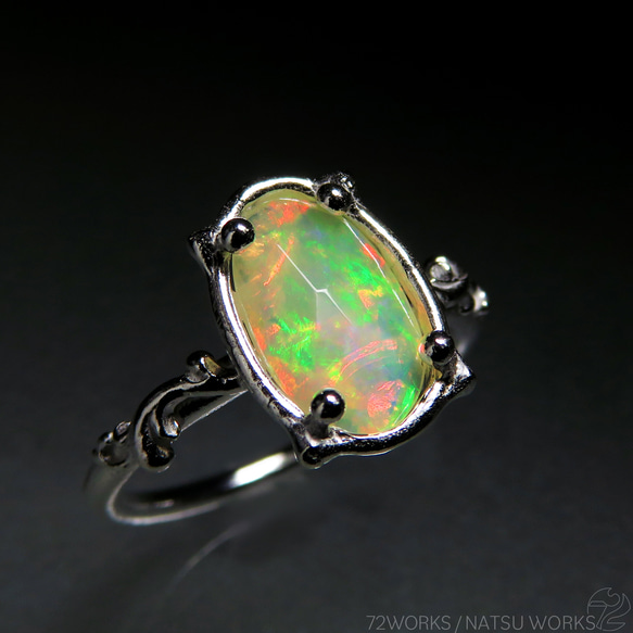 エチオピア オパール リング / Ethiopian Opal Ring 5b 4枚目の画像