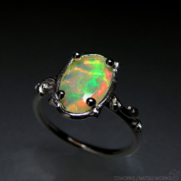 エチオピア オパール リング / Ethiopian Opal Ring 5b 3枚目の画像