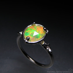 エチオピア オパール リング / Ethiopian Opal Ring 5c 3枚目の画像