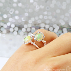 エチオピア オパール リング / Ethiopian Opal Ring 5c 5枚目の画像