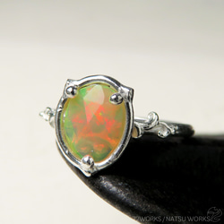 エチオピア オパール リング / Ethiopian Opal Ring 5c 7枚目の画像