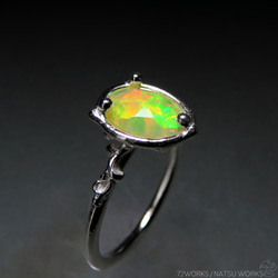 エチオピア オパール リング / Ethiopian Opal Ring 5c 4枚目の画像