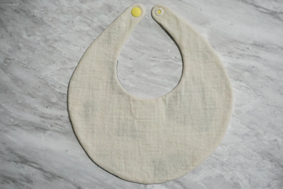 ダブルガーゼで作る赤ちゃん用スタイ(プレッツェル、ミルク、うし) 9枚目の画像