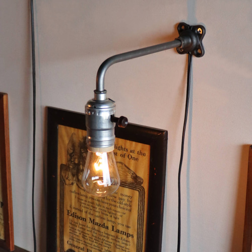 L字・小】インダストリアルブラケットライト｜工業系シンプル壁面照明