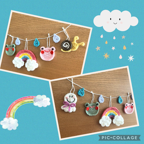 梅雨☆てるてる坊主ちゃん&カタツムリ