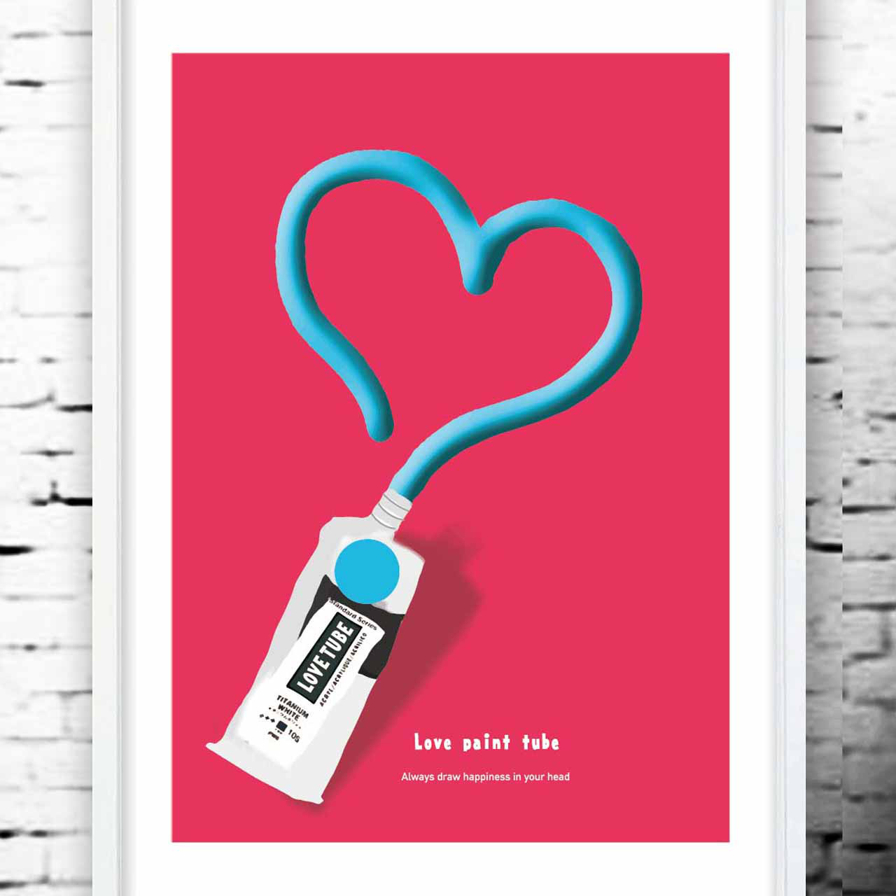 Love Tube　イラスト　ポスター　A4 A3 A2 A1　アートポスター　（アート　sei　新着順）検索　1481