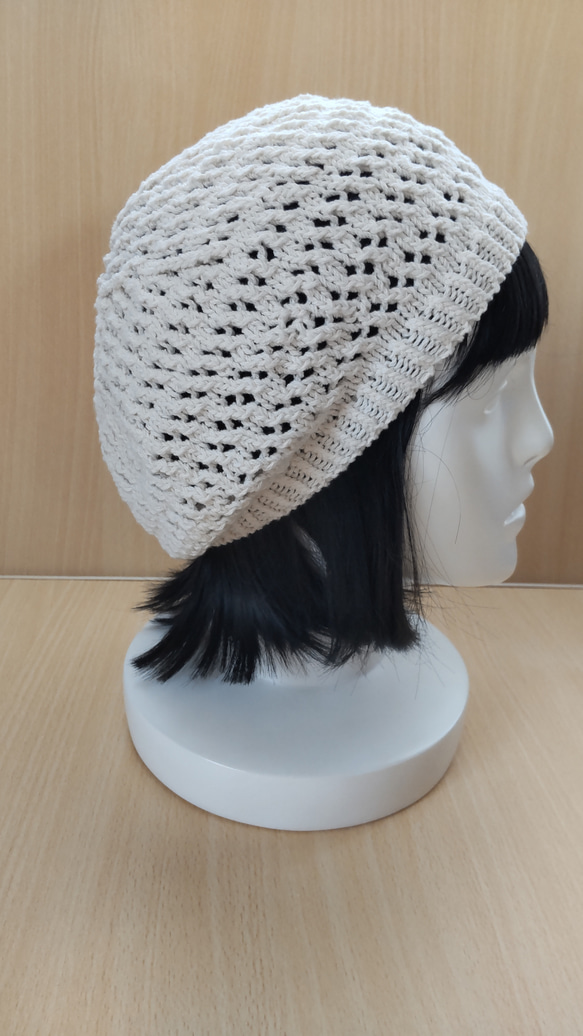 ◎受注製作 春夏用手編みベレー帽 ベレー帽・ハンチング はちまつ 通販