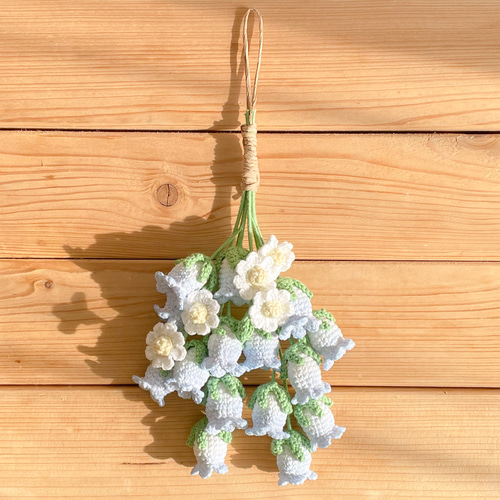 カンパニュラと小さな野花のスワッグ カンパニュラと小さな野花のスワッグ スワッグ sui-sui-obake