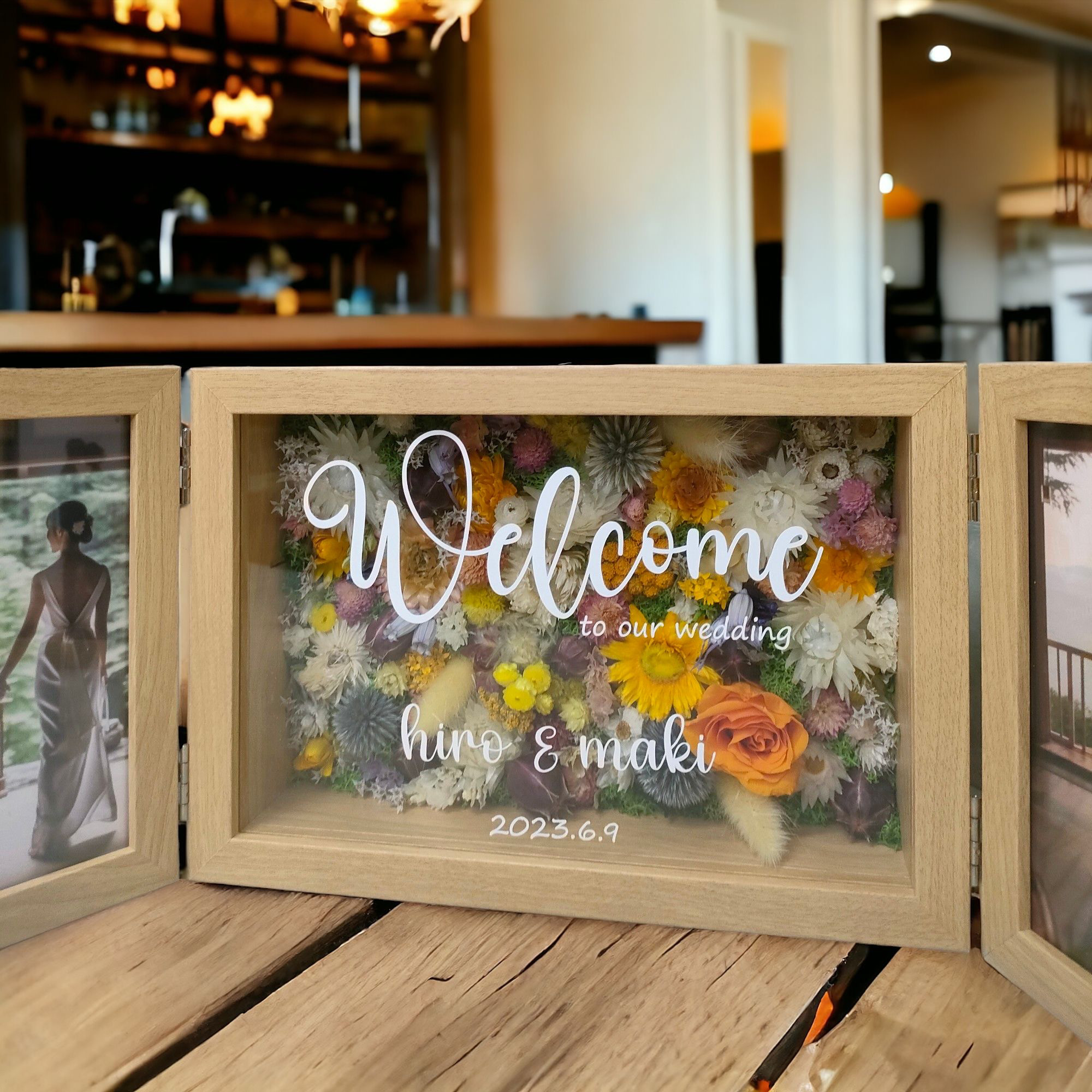 ウェディングフォトフレーム　写真たて