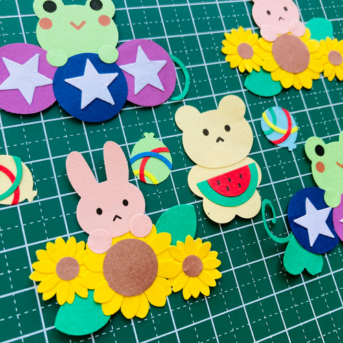 ☆【夏シリーズ】☆男の子用☆スクラップブッキング☆クラフトパンチ