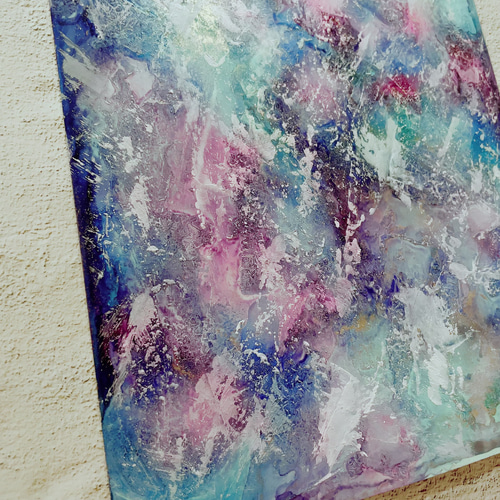 ベールインクアート 原画 ④ A4サイズ アルコールインクアート