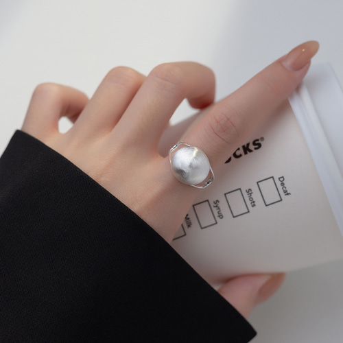 シルバー925 太め ユニック ボール型 リング 指輪 silver925