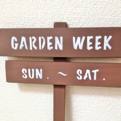 NO９　GARDEN WEEK　②　ガーデンピック　ステンシルシート 3枚目の画像