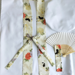 ヒート 御長寿祝い豪華絢爛金色花の(向日葵)ちゃんちゃんこ４点セット